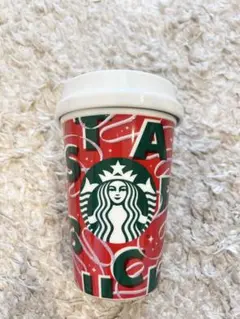 STARBUCKS スタバ タンブラー キャニスター 陶器製 フタ付き