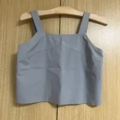 グレー ストラップ付きビスチェのサムネイル