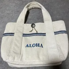 Aloha刺繍コーデュロイトートバッグのサムネイル