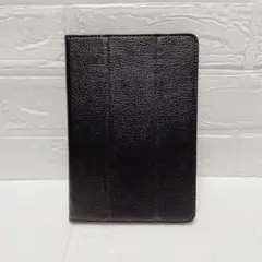 iPad mini 全面保護カバー レザー シンプルブラック