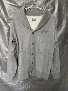 新品タグ付き stussy カーディガン グレー