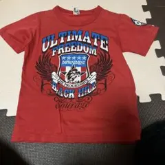 赤いグラフィックTシャツ 120