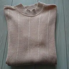 クルーネックセーター 絹100%