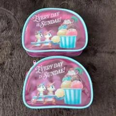 ディズニーリゾートサニーサニーサマー ポーチ2個セット