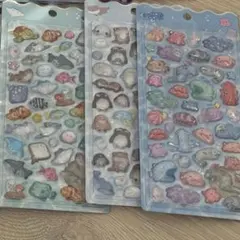 海獣 海水魚 深海魚 ボンボンドロップシール