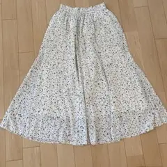 【美品】GLOBAL WORK さらさらリラックスフレアワイドパンツ