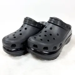 Crocs メガクラッシュ クロッグ 厚底 ブラック M10 W12 28cm - メルカリ