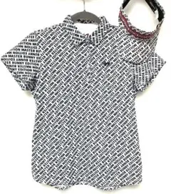 マスターバニー　半袖　ポロシャツ　サンバイザー　2個セット　ロゴ柄　美品