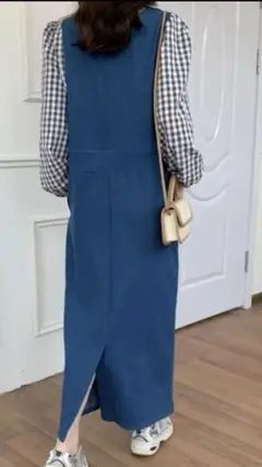 ABITOKYO アビトーキョー タイトデニムジャンスカ バックスリットのサムネイル