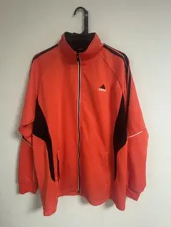 adidas オレンジ トラックジャケット