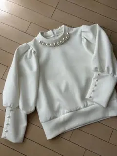 プリマシェレル/パールネックボンディングプルオーバーM