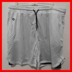 ハーフパンツ ホワイト 3XL スポーツ　ショートパンツ　メンズ　スポーツ