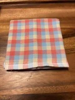 チェック柄 サニタリーポーチ ハンカチ ハンドメイド