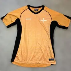 Admiral FOOTBALL シャツ オレンジ ブラック M 美品　スポーツのサムネイル