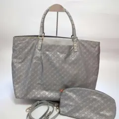 美品✨2way 完売品✨ バイーラ ソフティ ゲラルディーニトートー メタリック