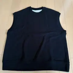 良品計画 無印良品 MUJIスウェット オーバーシルエット ベストM-L