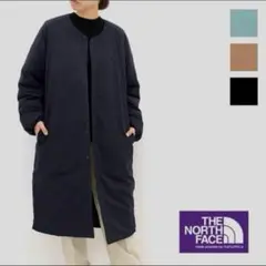 THE NORTH FACE ロングダウンコート パープルレーベル ブラック