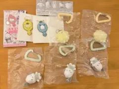 サンリオ カラフルカラビナマスコットチャーム ぷちミラー プリンくん・ポチャッコ