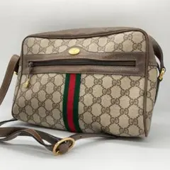 GUCCI ショルダーバッグ GG柄 シェリーライン オールドグッチ