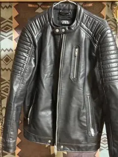 ZARA レザージャケット 合成皮革