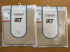 GUNZE in.T クルーネックTシャツ ２枚組 ベージュ　Ｍサイズ