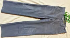 美品】PT01 スキニーフィット ストレッチ コットンパンツ ネイビー 46