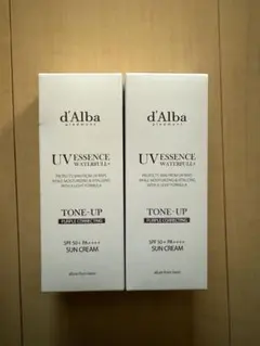 d'Alba ウォータフルトーンアップサンクリーム パープル　2本