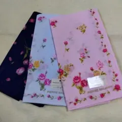 PIERRE BALMAIN 花柄ハンカチ3枚セット