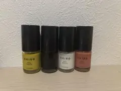 SHIRO ネイルポリッシュ 4色セット（土日だけ値下げ）