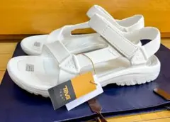 最終値下新品Tevaテバメンズ スポーツサンダル 白ホワイト27軽量高クッション