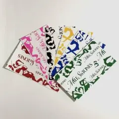 MILESixTONES使用済み半券6色セット コンプリート まとめ売り スト