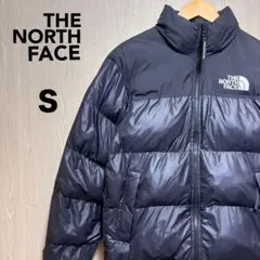 ザノースフェイス☆中綿ジャケット　Ｓ　ブラック　刺繍ロゴ　ONBall