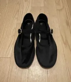 ZARA KIDS ベルベットバレエシューズ　35(22.5cm)のサムネイル