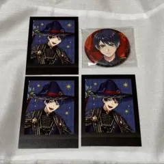 ツイステ ブルームバースデー ぱしゃこれ デュース ブレイジングジュエル缶バッジ