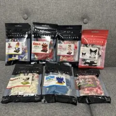 nanoblock 7種セット　ユニバーサルスタジオ　サンリオ　スヌーピー