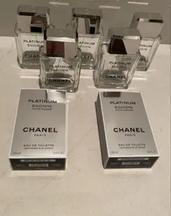 CHANEL PLATINUM ÉGOÏSTE 香水空き瓶セット