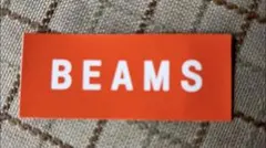 BEAMS ロゴステッカー　縦3センチ 横6.5センチ