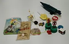 昭和レトロ品含むドラえもんパチンコ　チョロQ　玩具のパーツ　パーツ欠けジャンク品