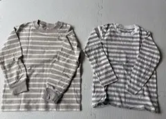 長袖カットソー 120センチ　無印良品　2枚セット