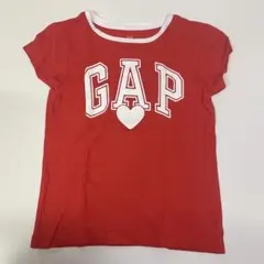 GAP ロゴ ハートプリント Tシャツ 110サイズ レッドのサムネイル