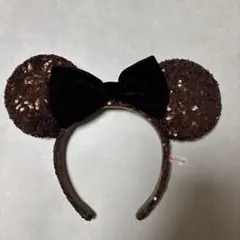ミッキー型スパンコールカチューシャ