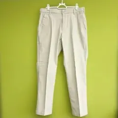 ウエスト82㎝ベージュ スラックス サイドポケット付き『お買い得品』