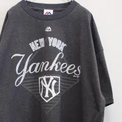 Majestic × New York Yankees ビッグサイズ古着Tシャツ