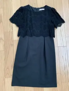 美品 ナノユニバース　黒 ワンピース