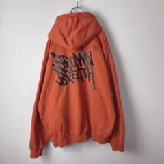 BROWN BREATH バックプリント　ヘビーウェイト　パーカー　韓国　古着