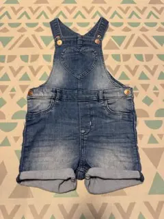 H&M デニムオーバーオール 90