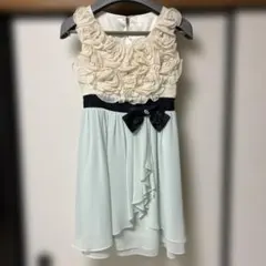 パーティードレス ノースリーブ 花モチーフのサムネイル