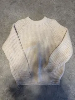 UNIQLO U アイボリー ニットセーター