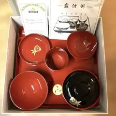 첫 식사 세트, 칠기, 상자 없음