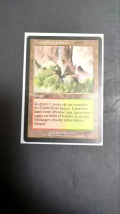 mtg 旧枠 樹木茂る山麓/Wooded Foothills サインド - メルカリ